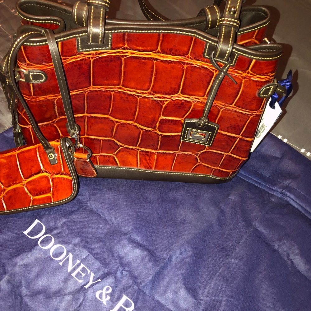 Dooney & Bourke Tortise Shell Leather Purse